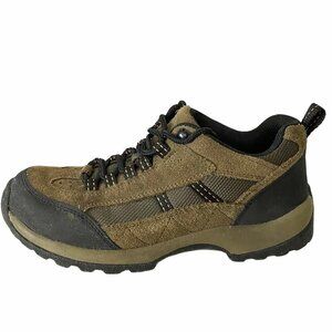 Lands' End Women's Suede Brown Trail Hiking Outdoor Shoes Sneakers Size 7B